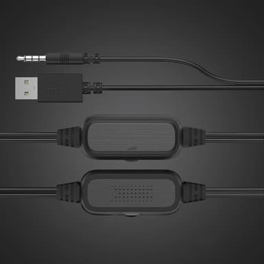 DARK ALIEN USB Stationära Högtalare Dator Laptop Subwoofer RGB