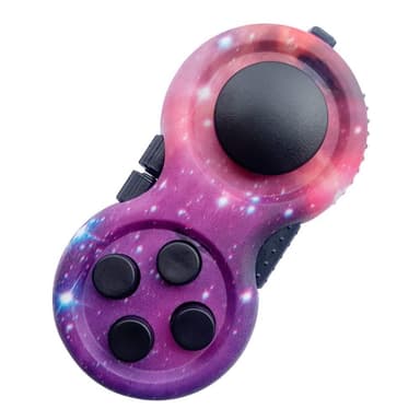 Fidget Spinner Avslappning Pilla JoyStick med nyckelring - Nebula