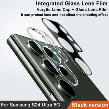 IMAK För Samsung Galaxy S24 Ultra kamera linsskydd härdat glas linsfilm