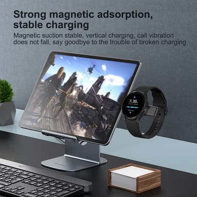 Laddare till Watch Series + Samsung med USB-C+USB-kontakt