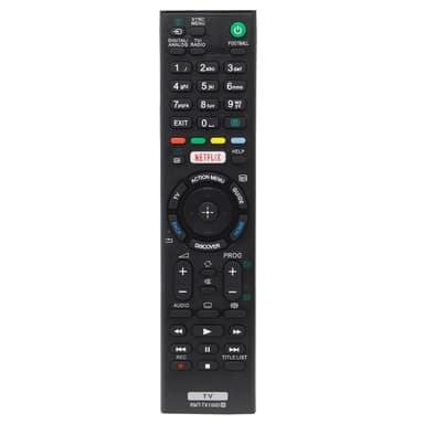 TV fjärrkontroll Ersättning för RMT-TX100D Sony TV
