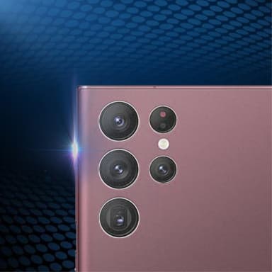 Samsung Galaxy S22 Ultra MOCOLO Kamera Lins Skydd Härdat Glas