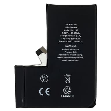iPhone 13 Pro 3.87V 3095mAh uppladdningsbart Li-Polymer batteri