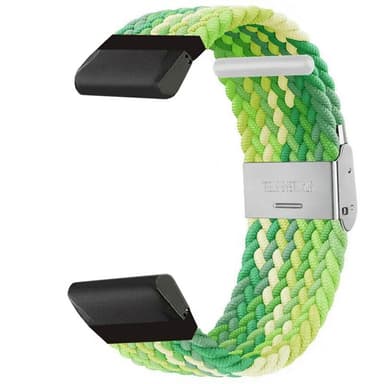 Flätat klockarmband Garmin Descent G2 - Gradient green
