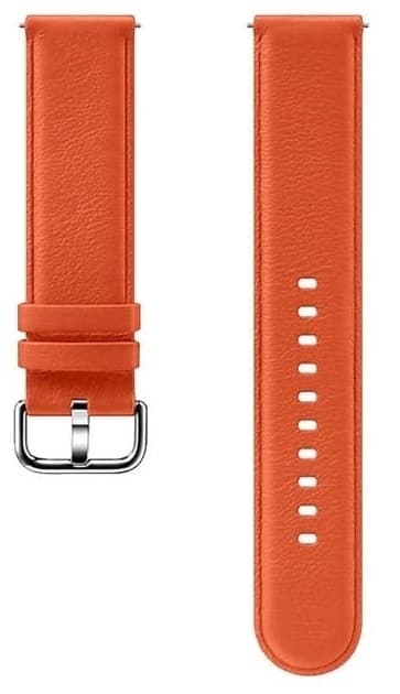 Samsung Läderarmband till Galaxy Watch, Orange