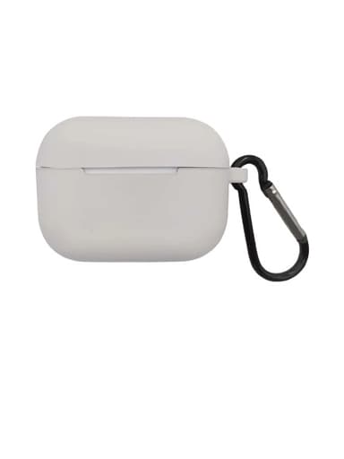 Silikonskal med krok till Airpods Pro, Taupe