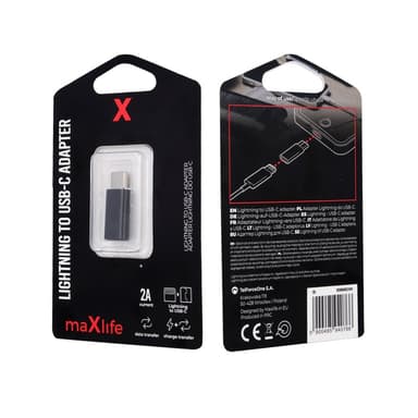 Maxlife Lightning till USB-C-adapter