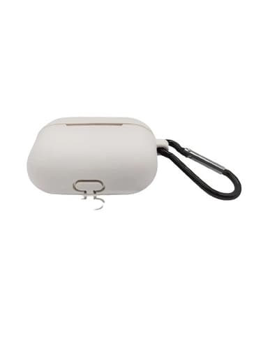 Silikonskal med krok till Airpods Pro, Taupe
