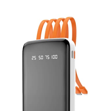 Dudao K6Pro powerbank 10000mAh 10Watt 4xkablar vit