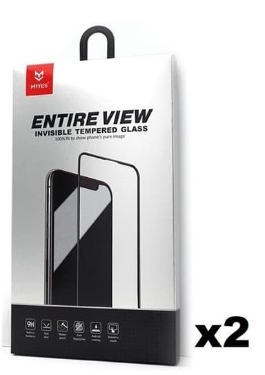 2-Pack Mr. Yes Skärmskydd i härdat glas till iPhone XS Max med 3D-skydd