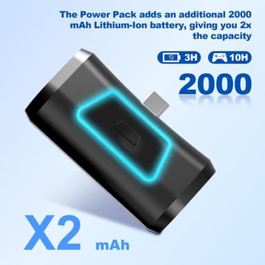 PS5 Playstation 5 Kontroll 2000mAh PowerBank Externt batteri