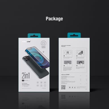 iPhone 14 NILLKIN 2 i 1 Härdat glas + Kamera-Skärmskydd