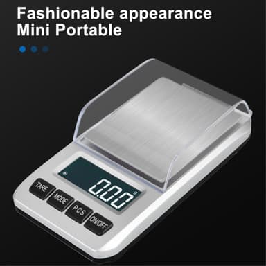 Liten Våg Digital-Våg Rostfri Väger 0,01 gram upp till 200 gram