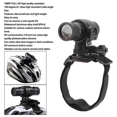 1080P HD Sport Action Kamera Cykel Hjälm Kamera DV videokamera