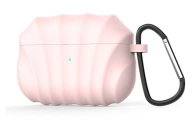 Silikonskal med krok till Airpods Pro, Rosa