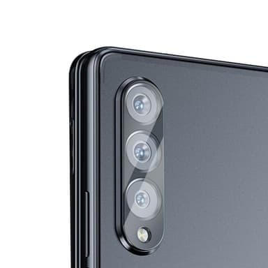 HAT PRINCE 2st för Samsung Galaxy Z Fold6 5G Kameralinsskydd av Härdat Glas - Svart