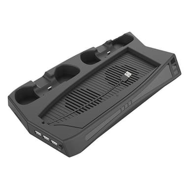 Sony Playstation 5 UHD / DE Charging stand Laddningsställ Stativ Kylfläkt