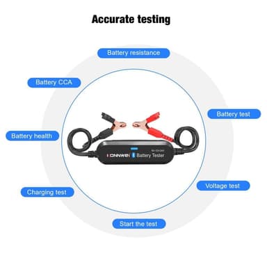 Multifunktion Bluetooth Batteritestare Bil Lastbil MC 6 12 24V