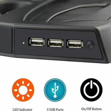 Sony Playstation 5 UHD / DE Charging stand Laddningsställ Stativ Kylfläkt