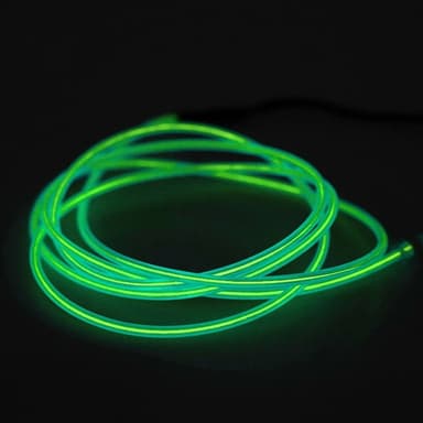 131 cm Skoter Scooter Ljus Batteridriven flexibel lampa - grön