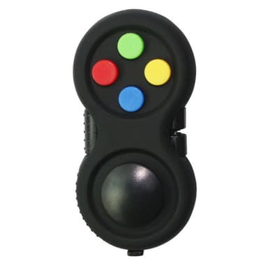 Fidget Spinner Avslappning Pilla JoyStick med nyckelring - Svart
