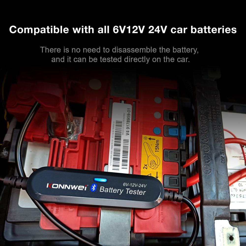 Multifunktion Bluetooth Batteritestare Bil Lastbil MC 6 12 24V