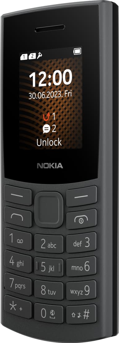 Nokia 105 mobiltelefon (svart)