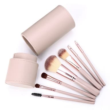 BANFI 7st Ögonskugga Foundation Läpp Makeup Borste Set med Box