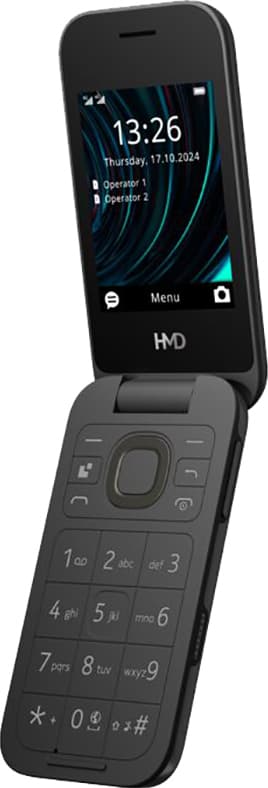 HMD 2660 mobiltelefon (svart)