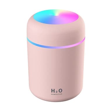 Luftfuktare med ledljus, Rosa