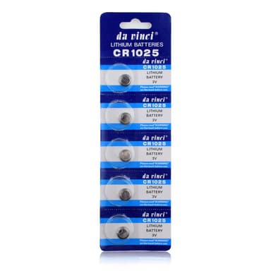 Alkalisk Knappcellbatteri CR1025 Storpack