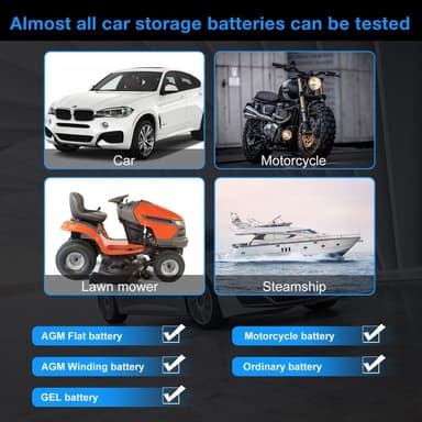 Multifunktion Bluetooth Batteritestare Bil Lastbil MC 6 12 24V