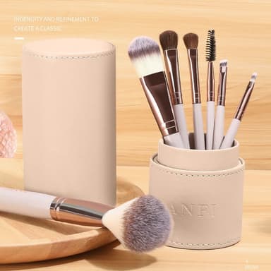 BANFI 7st Ögonskugga Foundation Läpp Makeup Borste Set med Box