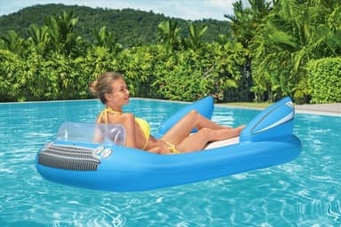 Bestway Pool- och badmadrass, Blå Klassisk Cabriolet 180x94cm