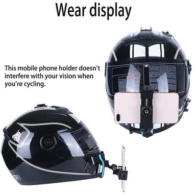 5-i-1 motorcykel hjälm Mount klämma Body Strap Tillbehör GoPro