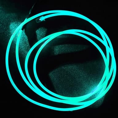 131 cm Skoter Scooter Ljus Batteridriven flexibel lampa - Blå
