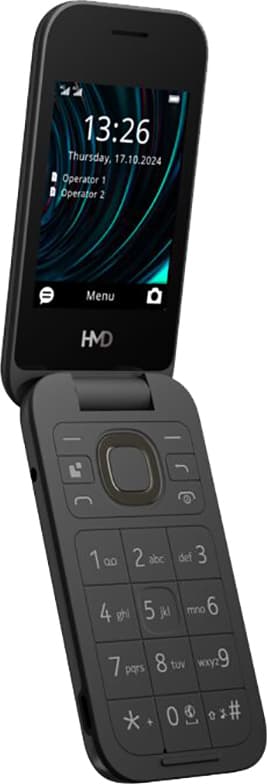 HMD 2660 mobiltelefon (svart)