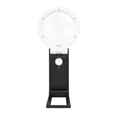 Hopfällbart stort förstoringsglas med LED lampa 3,5 x 110mm