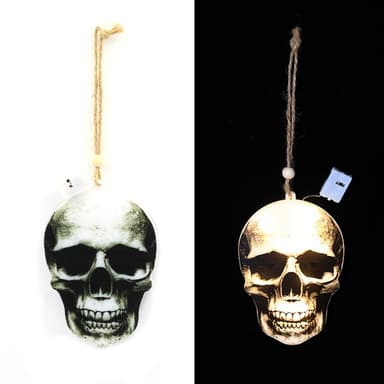 Halloween Hängande LED-ljus Dödskalle Festdekor - Dödskalle