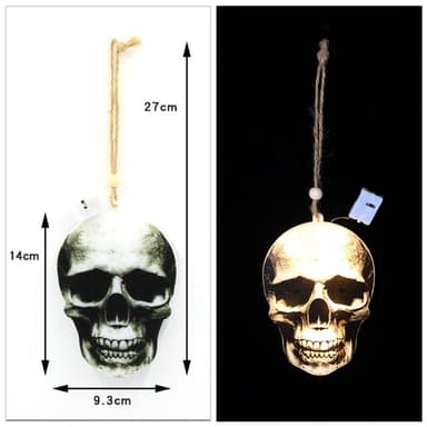 Halloween Hängande LED-ljus Dödskalle Festdekor - Dödskalle