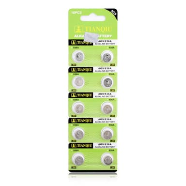 Alkalisk Knappcellbatteri SR45 / V394 / AG9 Storpack