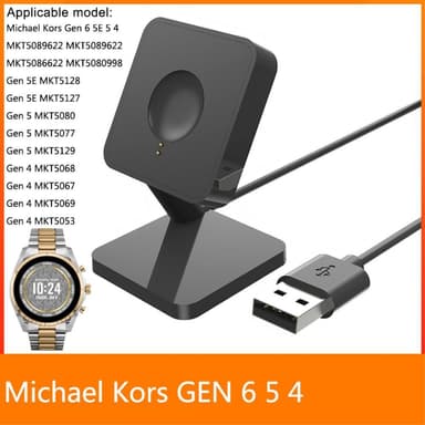 För Michael Kors Gen 6 Laddningskabel docka USB