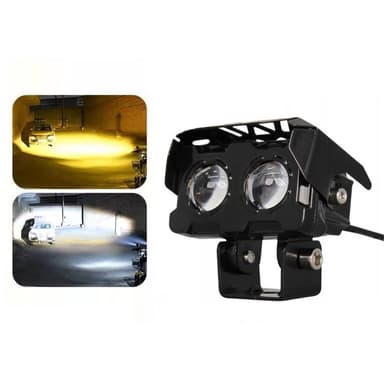 Vattentät Motorcykel LED-strålkastare Super Bright Dimlampa