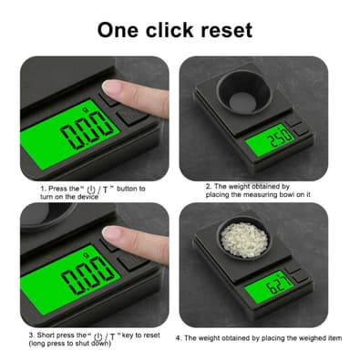 Våg Digital-Våg Mini Kompakt Väger 0,01 gram upp till 200 gram