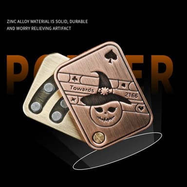 Fidget Spinner Avslappning Stress Magnetisk Sensorisk Poker