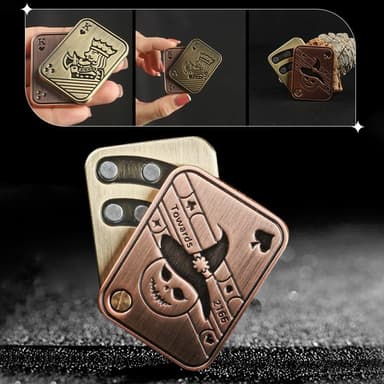 Fidget Spinner Avslappning Stress Magnetisk Sensorisk Poker