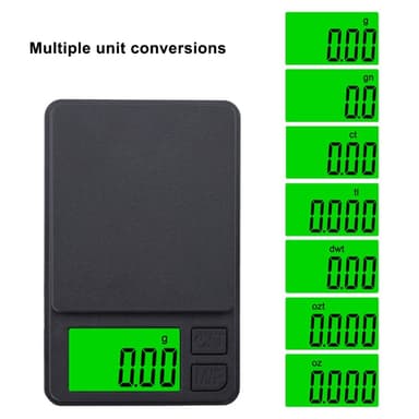 Våg Digital-Våg Mini Kompakt Väger 0,01 gram upp till 1000 gram