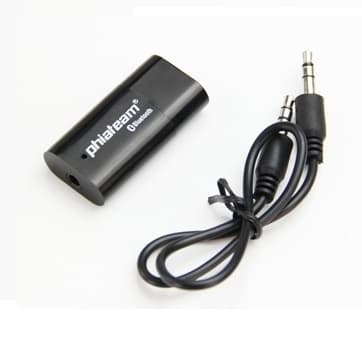Trådlöst ljud i bilen! Bluetooth Music Receiver (Vit)