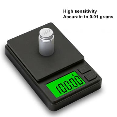 Våg Digital-Våg Mini Kompakt Väger 0,01 gram upp till 1000 gram