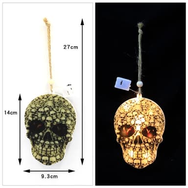 Halloween Hängande LED-ljus Dödskalle Festdekor - Dödskallar